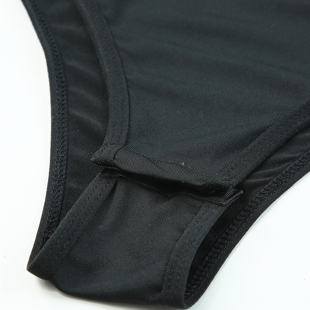 Black Rhinestone Bodysuit - Picture 3 of 5